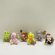 Animais de Pelcia 15cm - Kit c/6 und